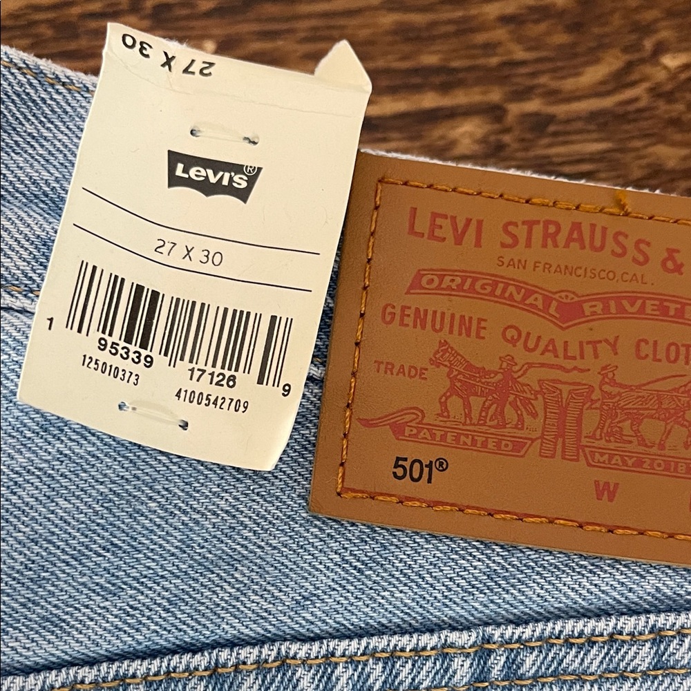 Levi's Blue Straight Leg Jeans